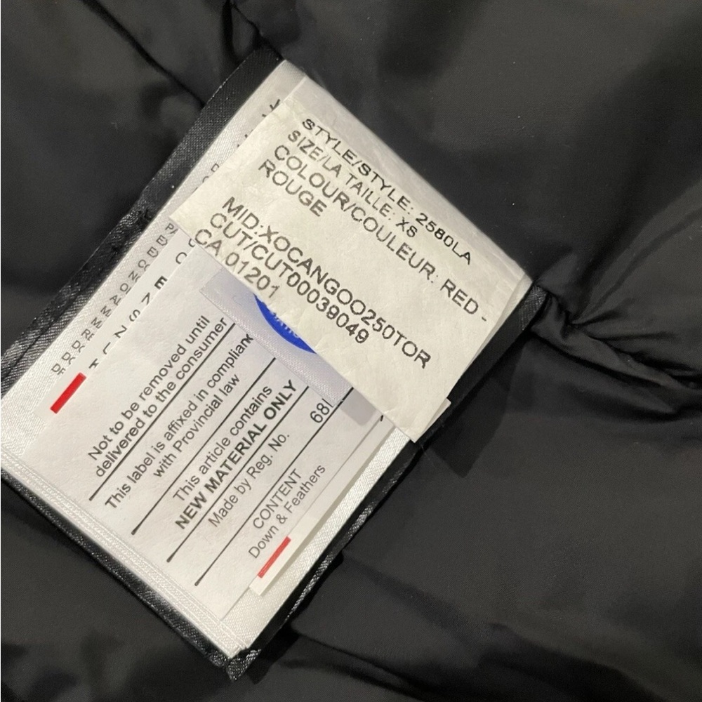 Canada Goose  Red Parka with Fur Trim - Picture 7 of 11